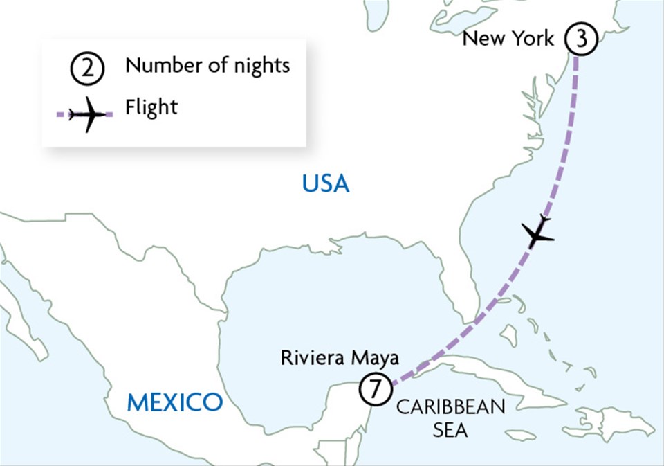 New York & Mexico Bright Lights & Mayan Sites Trailfinders